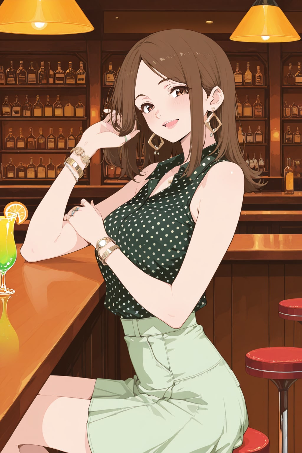 woman at bar 24