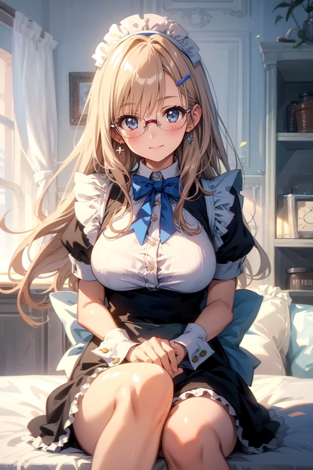 メガネ美少女メイド