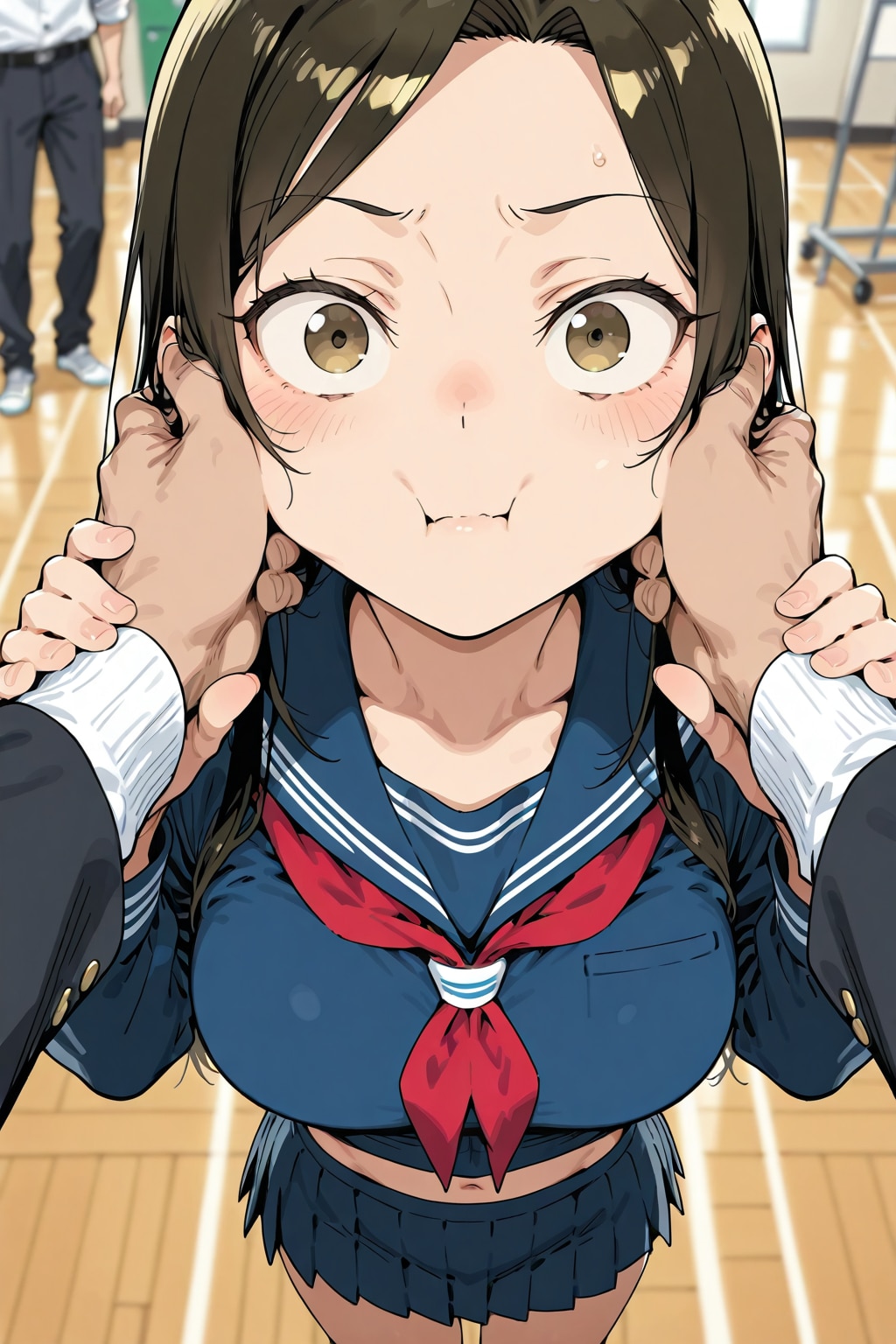にらめっこ