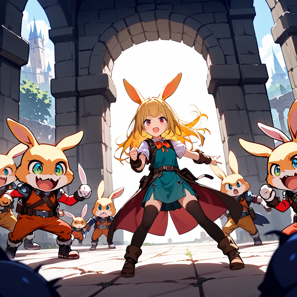 ウサ耳防衛隊、参上！