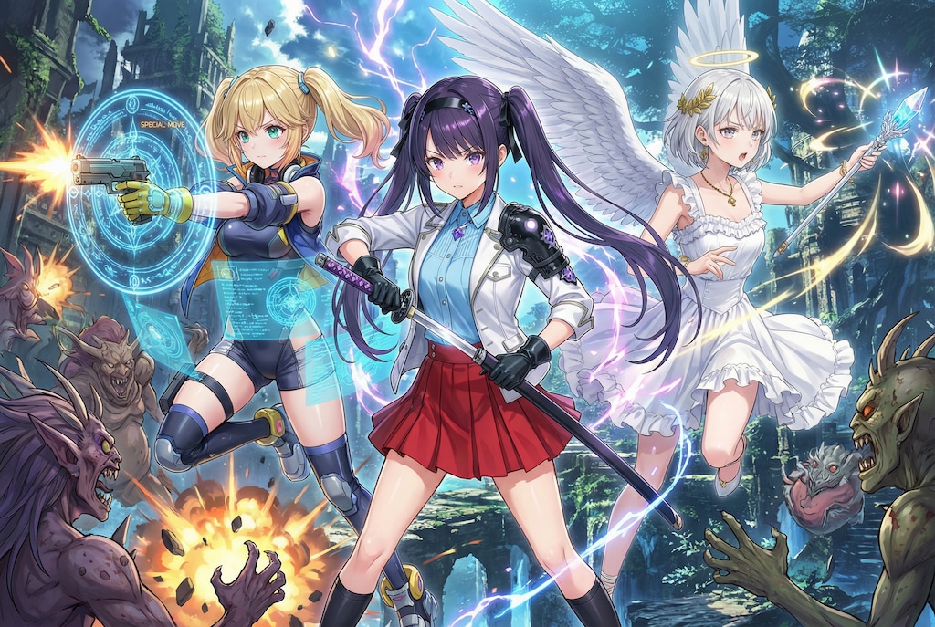 闘う生成機能の子達