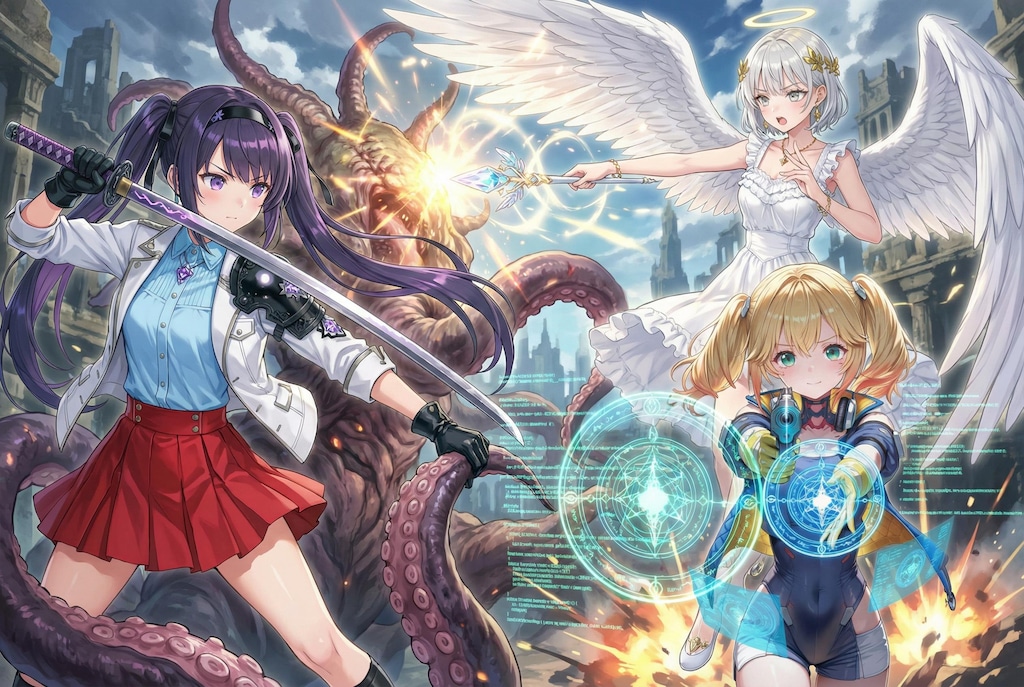 闘う生成機能の子達