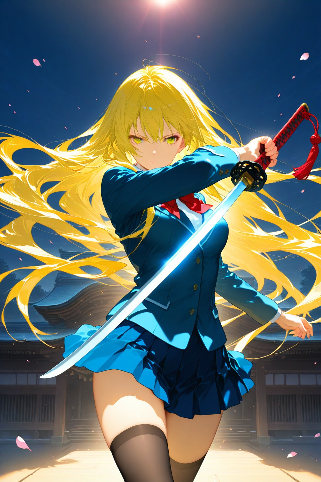 ミニスカJK剣士🗡️ | の人気AIイラスト・グラビア