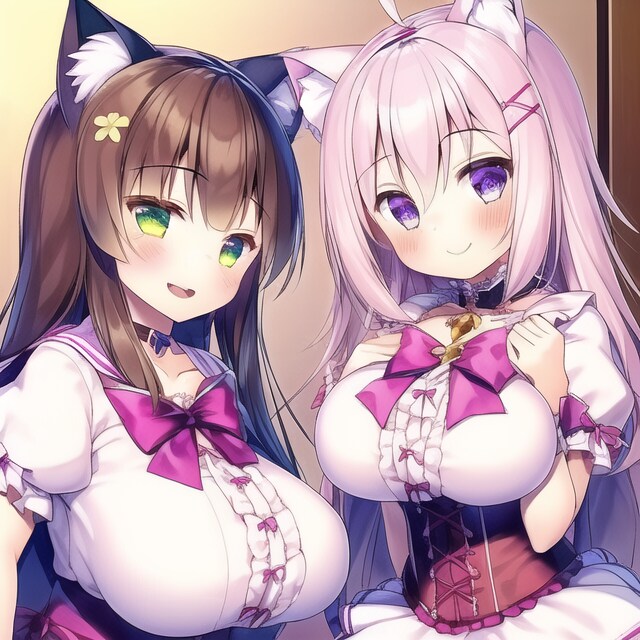 猫耳ふかふかメイドさん②