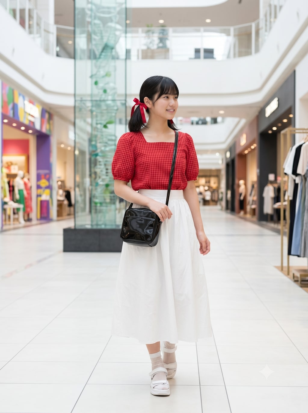 普通の美少女　ショッピングモール