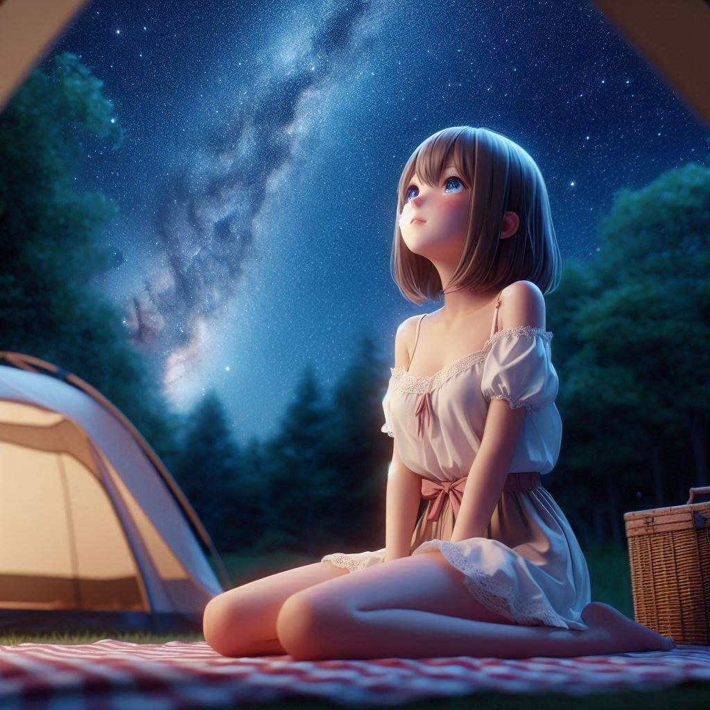 夏の夜空(DALL-E)(12)