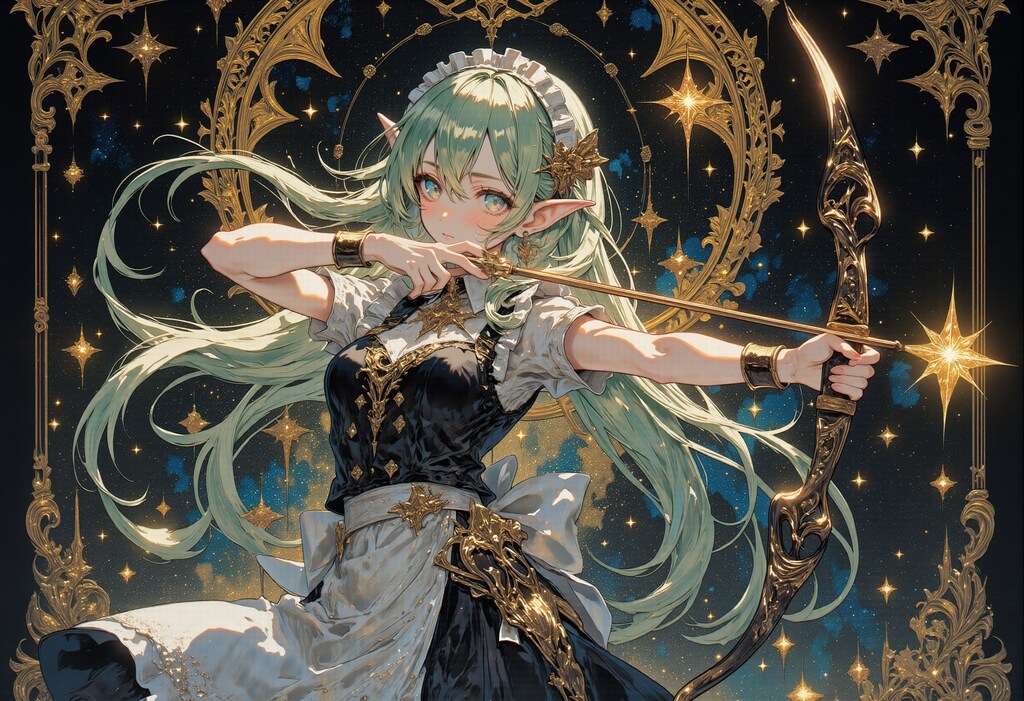 弓使いのエルフのメイド 2