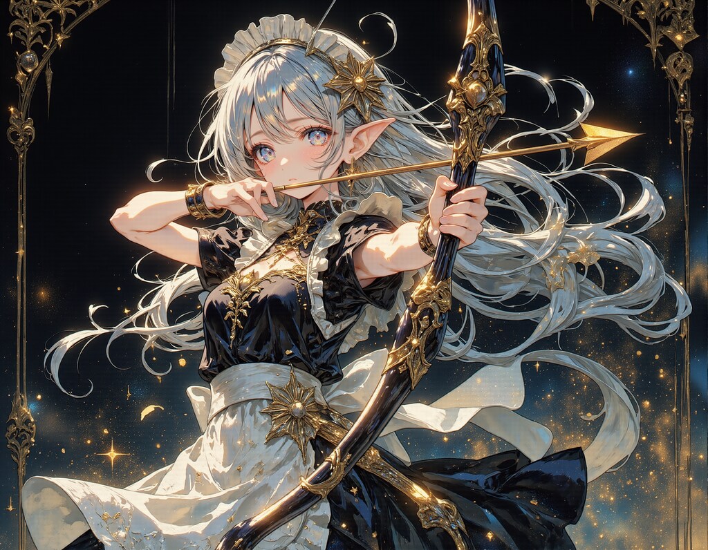 弓使いのエルフのメイド 2