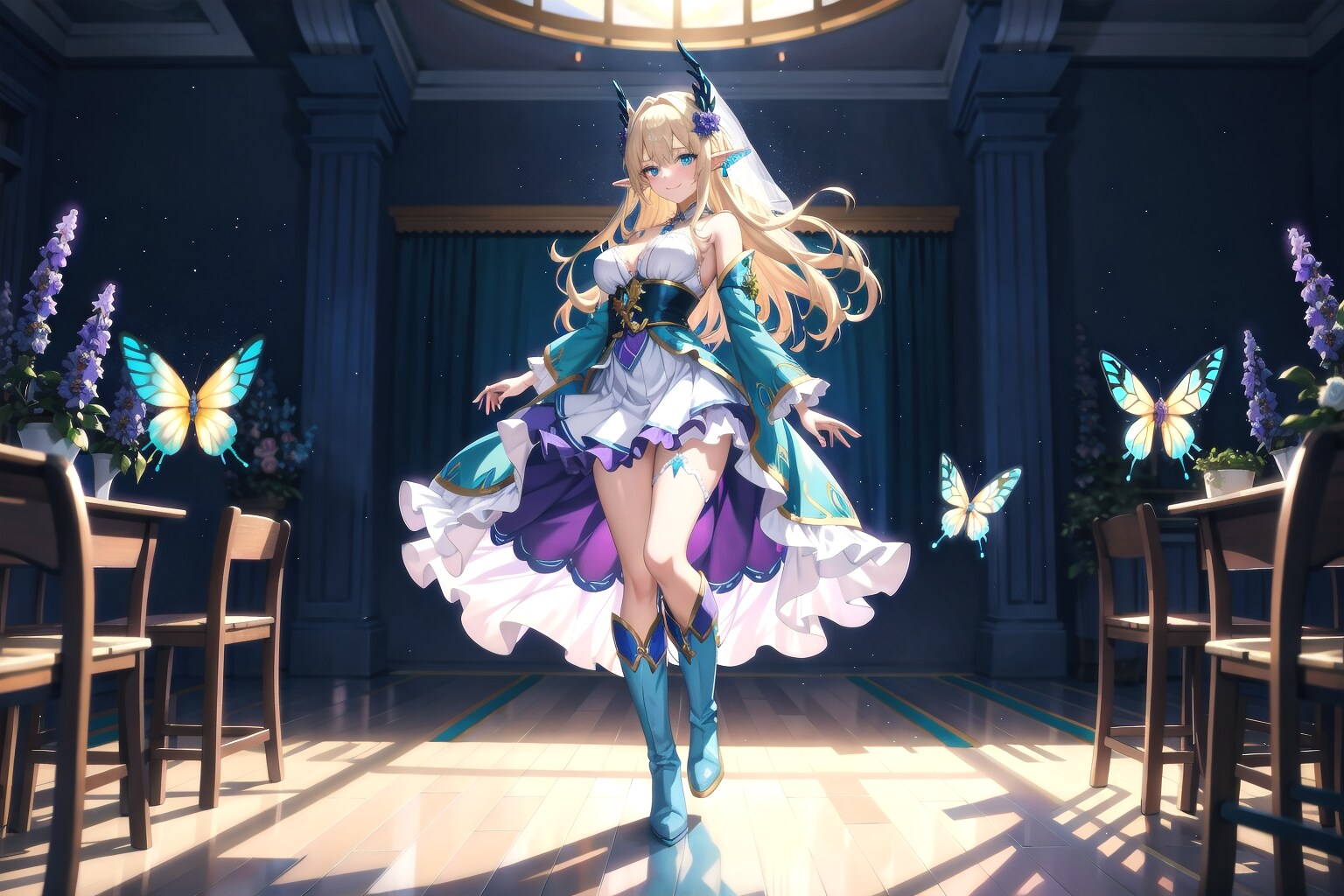蝶々と魔法少女