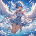 空と少女と地平線 8枚目