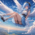 空と少女と地平線 7枚目