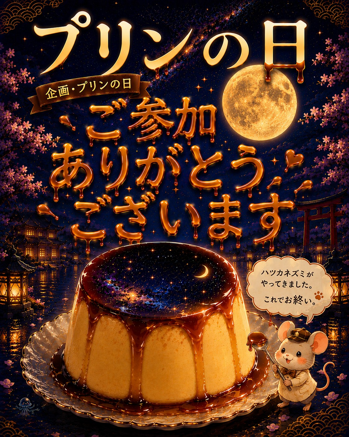 企画・プリンの日　ありがとうございました🍮 | の人気AIイラスト・グラビア