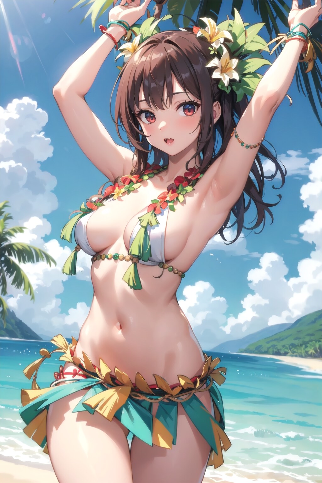 自然派タヒチアンダンサー