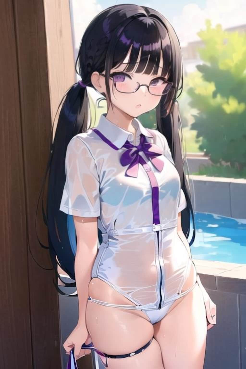 水着のオリキャラちゃん