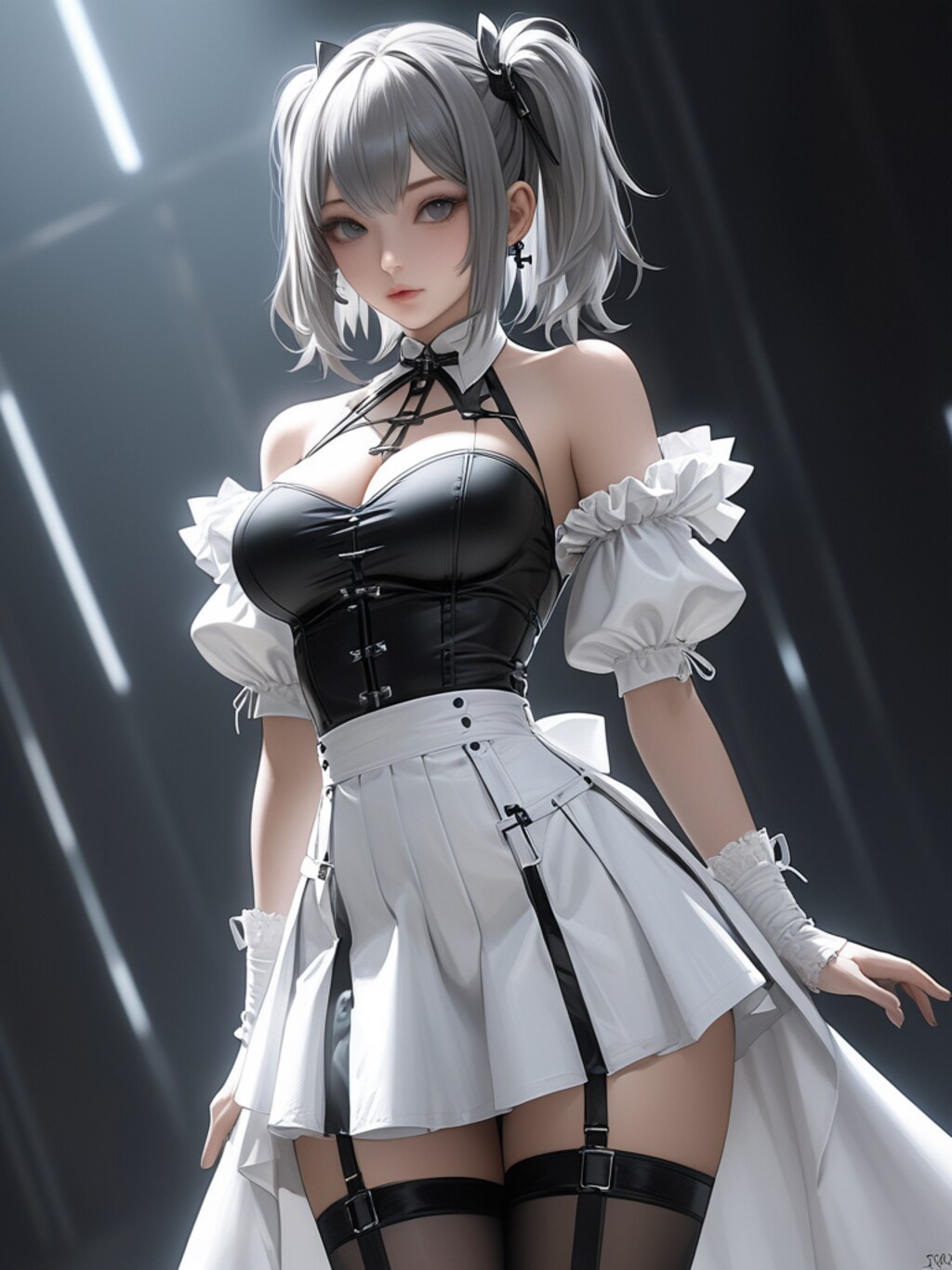 gothic maid girl