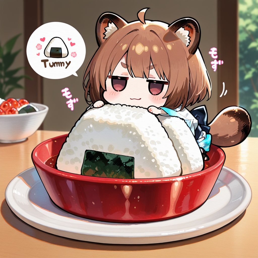 そして、昨日のおむすびの日を忘れていた | の人気AIイラスト・グラビア