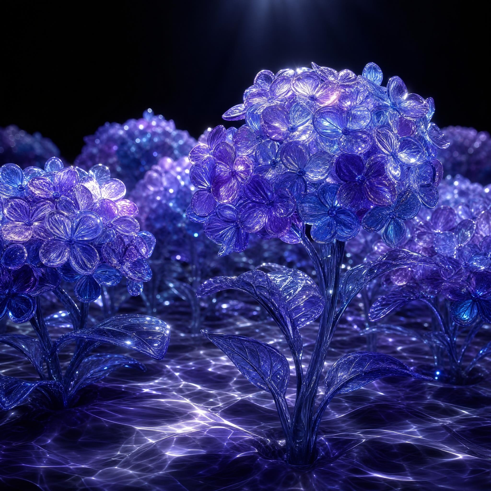 artificial hydrangea
