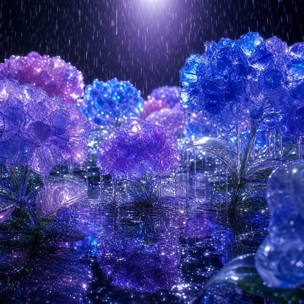 artificial hydrangea