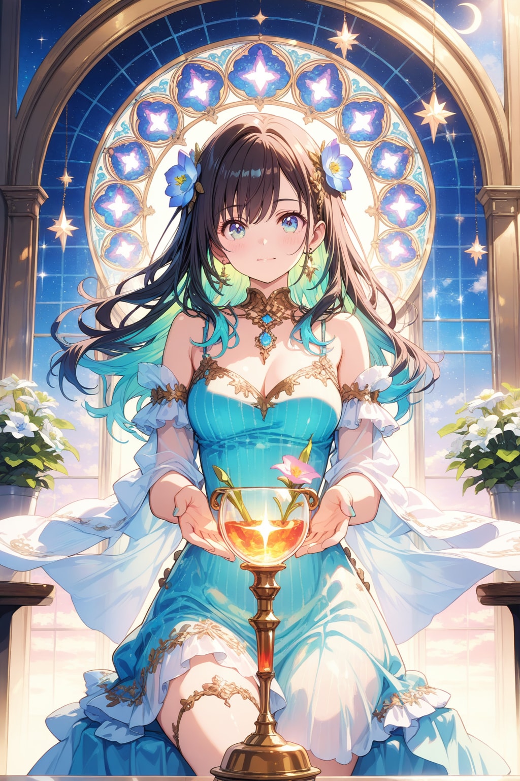 月夜の創作祭③ | の人気AIイラスト・グラビア