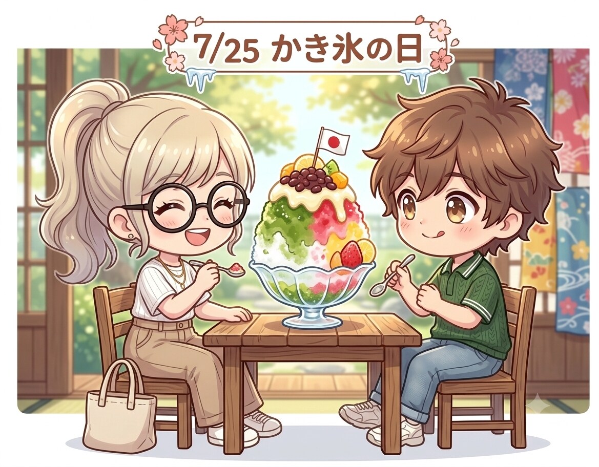 今日は「かき氷の日」