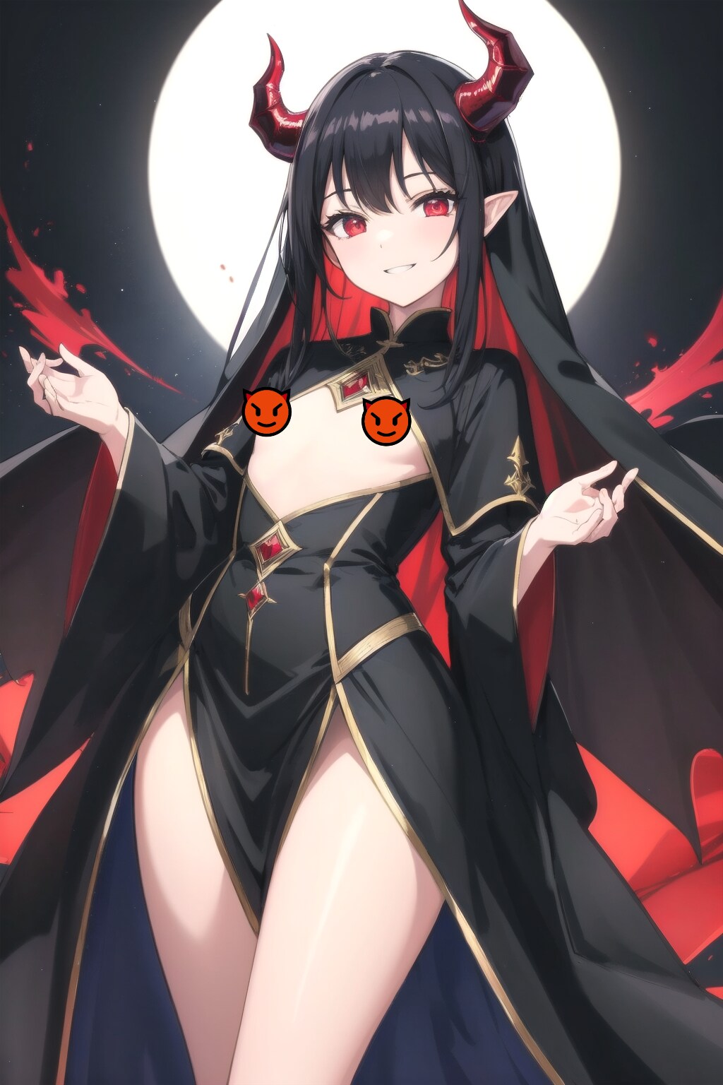 夜の悪魔神官