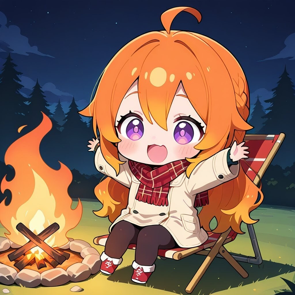 焚き火だわーい♪