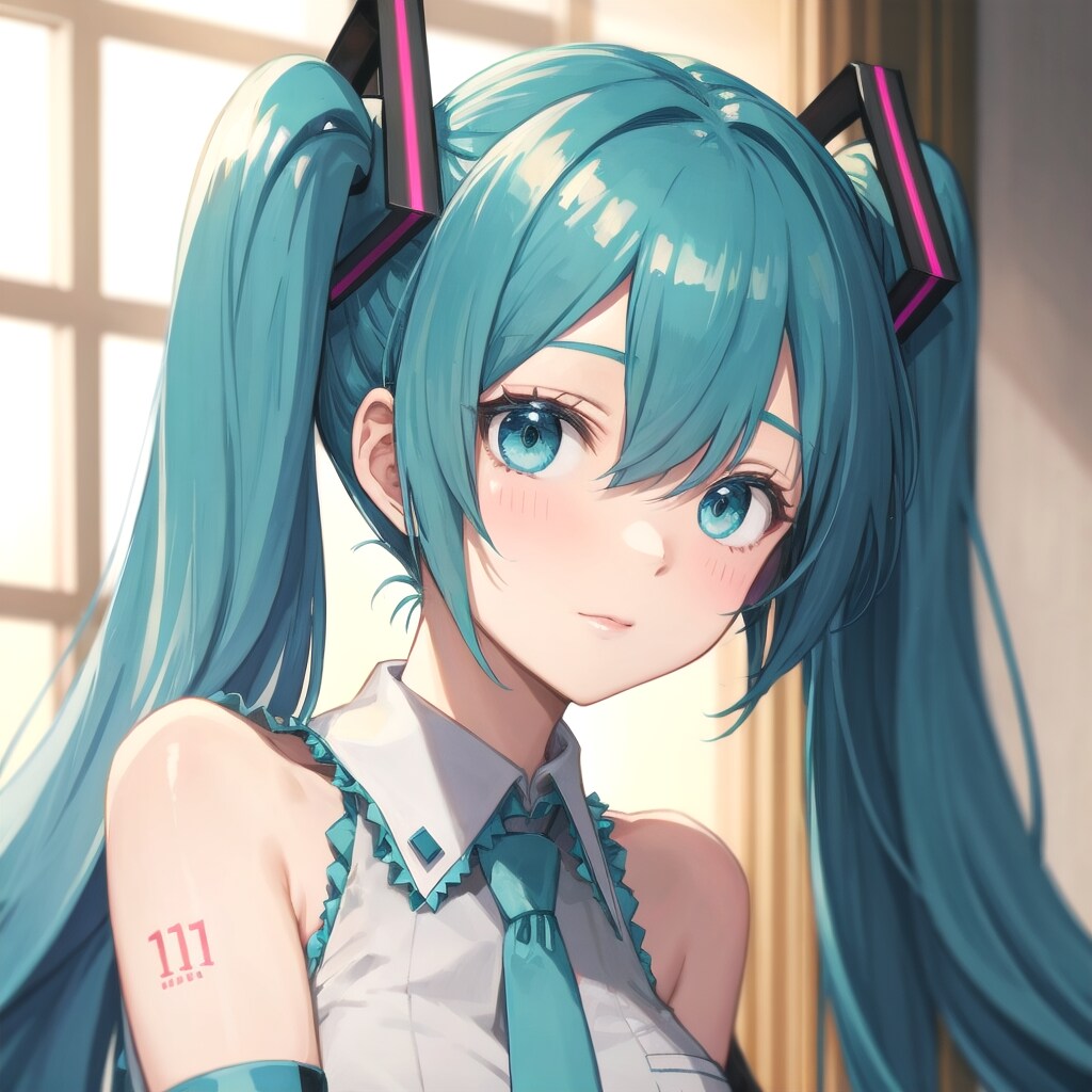 初音ミク近影