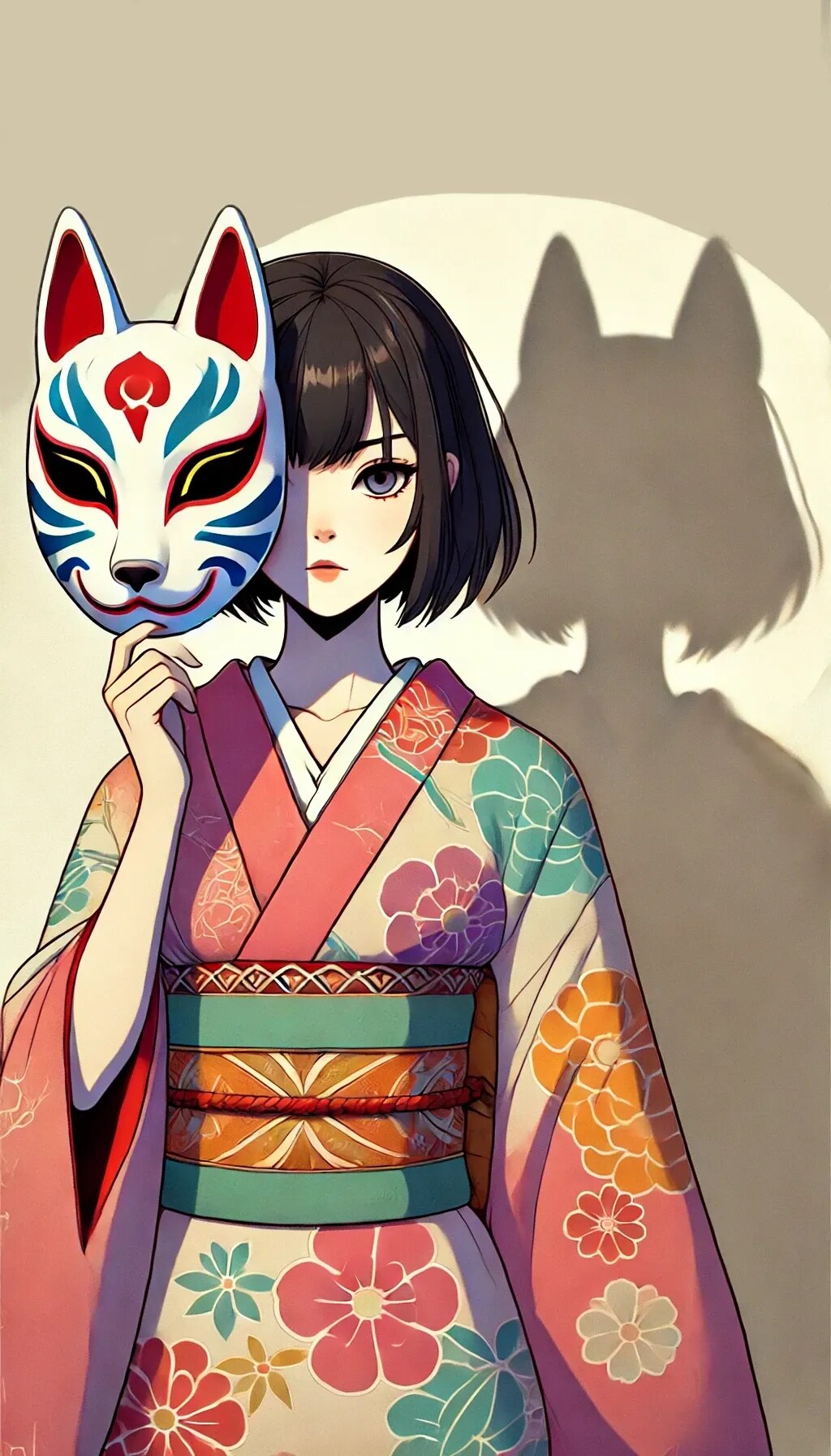 狐の面