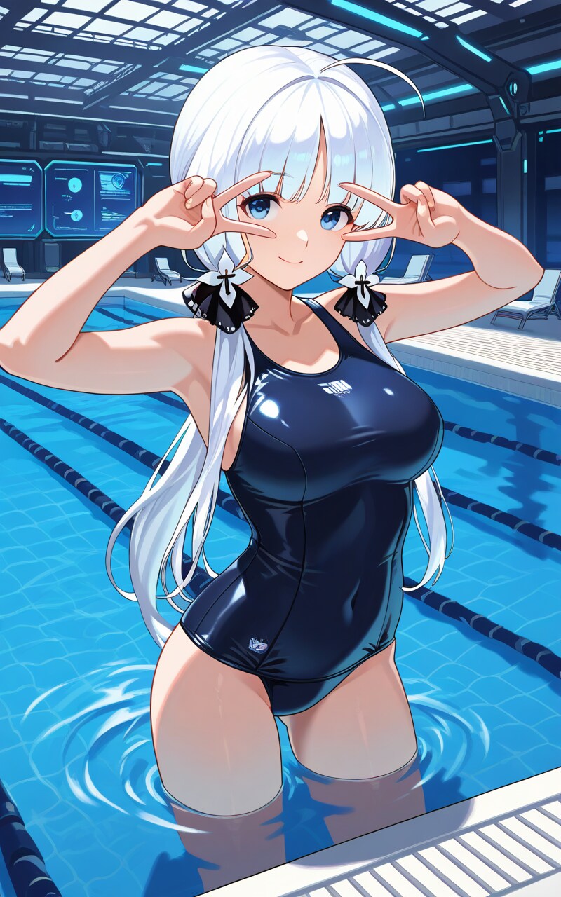 スク水女子校生