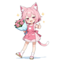 ねこちゃんフィギュア。【メイちゃんに逆転勝利記念モデル】 2枚目