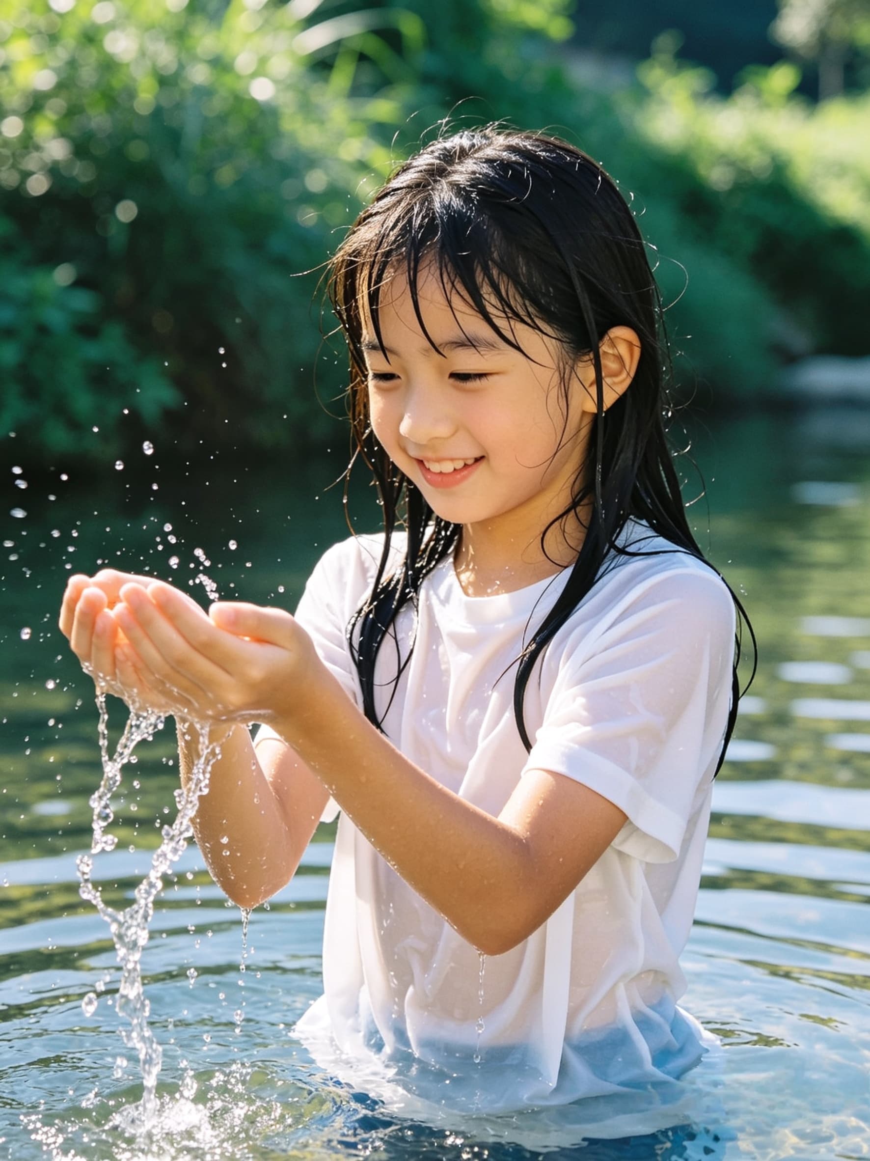 水あそび