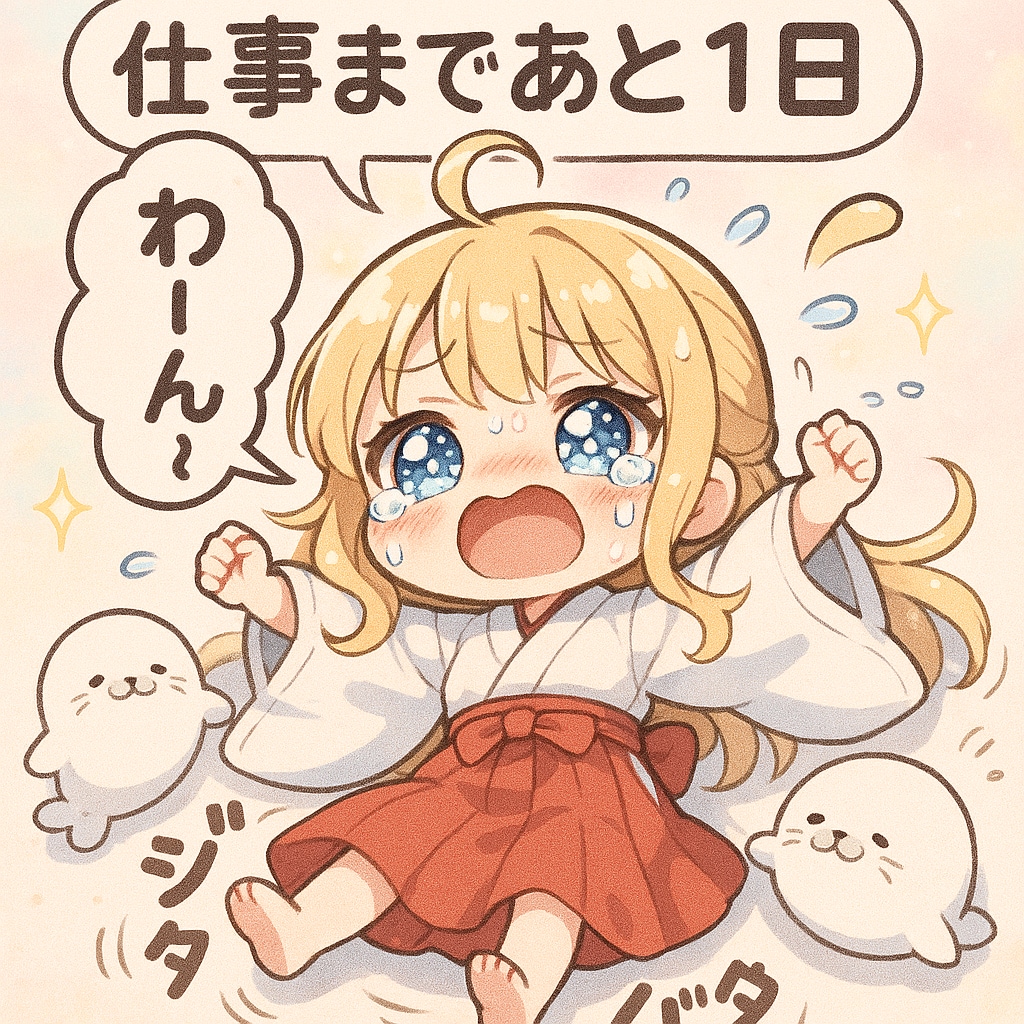 あと１日・・・