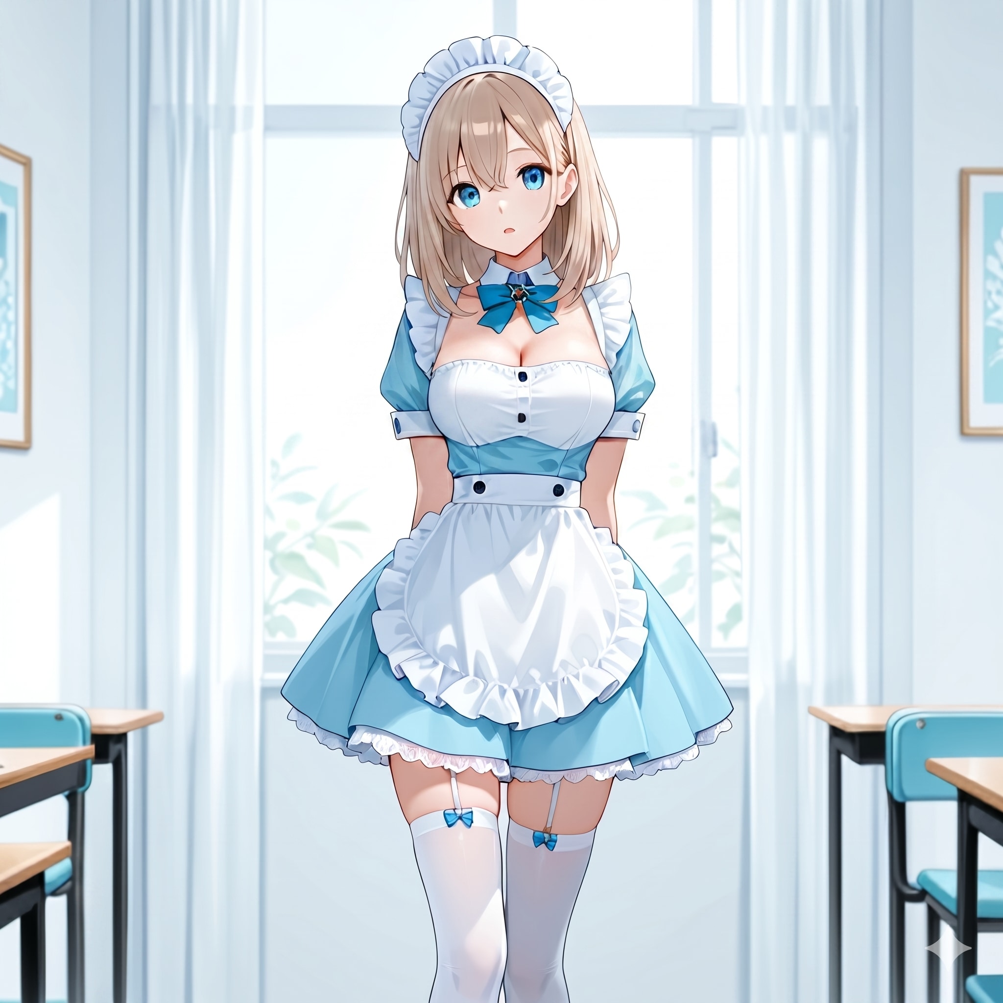 虹夏ちゃんのメイド姿 | の人気AIイラスト・グラビア