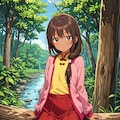 東欧森林地帯の不法居住者の少女 #2 6枚目