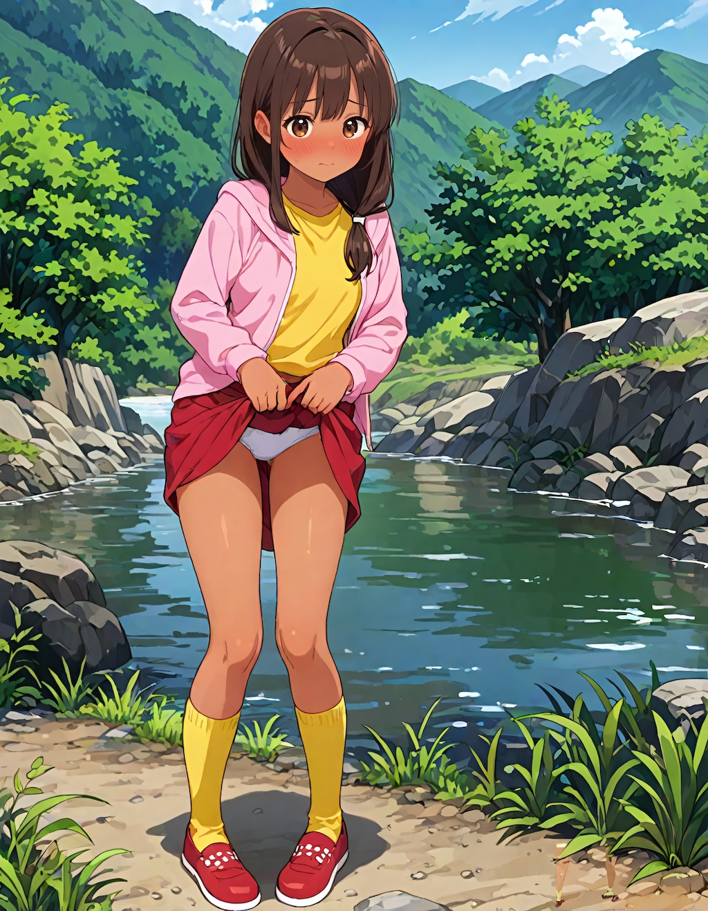 東欧森林地帯の不法居住者の少女 #2