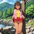 東欧森林地帯の不法居住者の少女 #2 9枚目