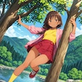 東欧森林地帯の不法居住者の少女 #2 4枚目