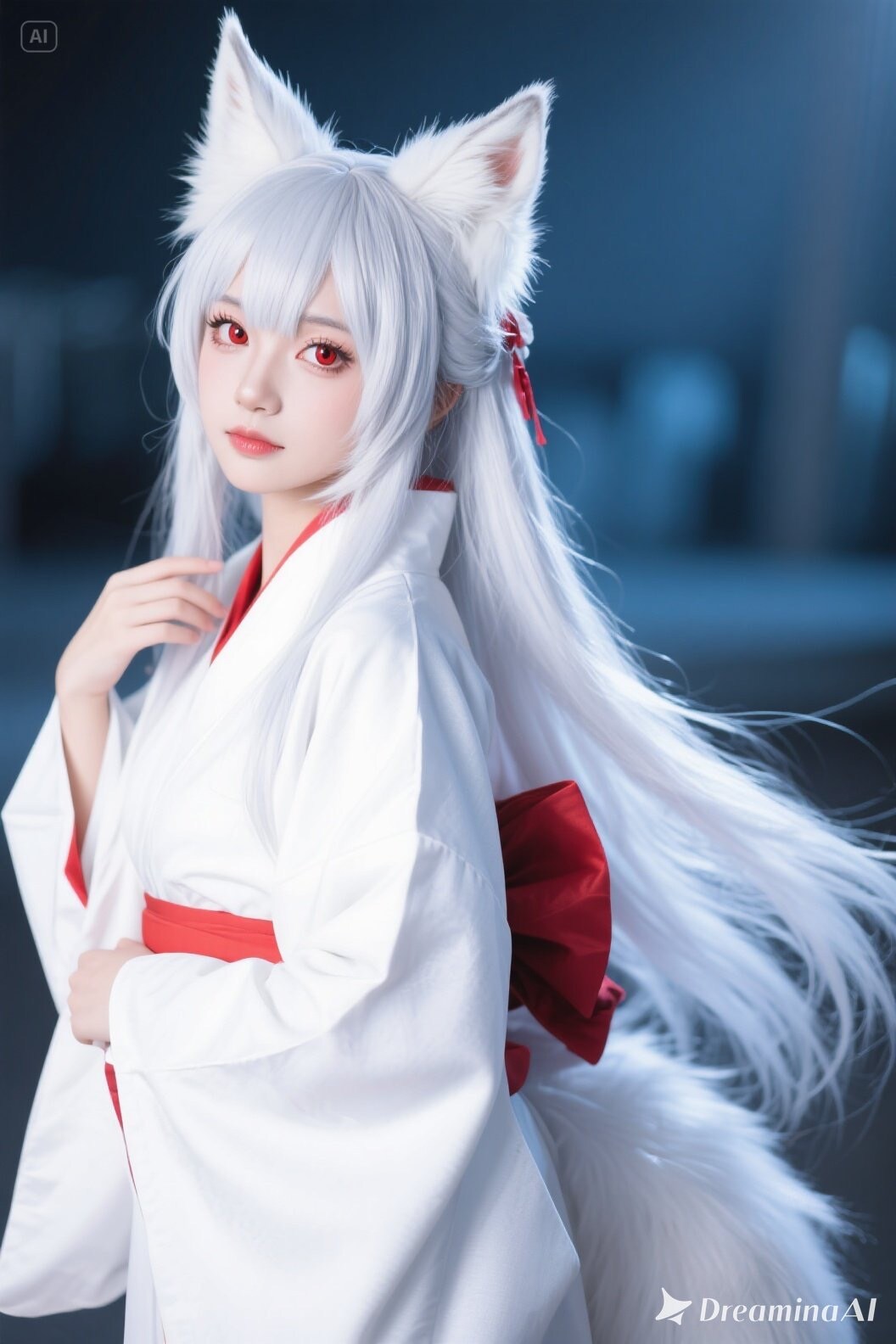 【実写風？】キツネの御神体様？ | の人気AIイラスト・グラビア