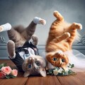 結婚しました（猫） 7枚目