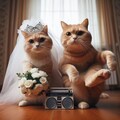 結婚しました（猫） 3枚目