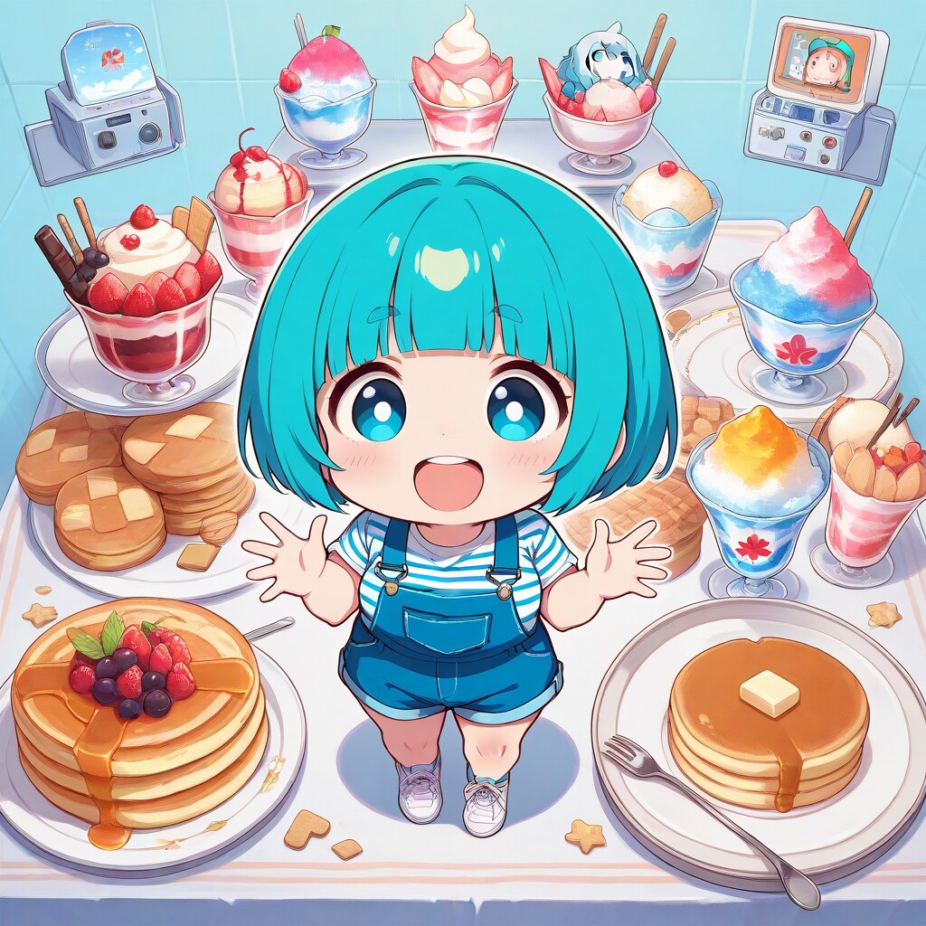 めぐちゃんのオヤツ天国 | の人気AIイラスト・グラビア