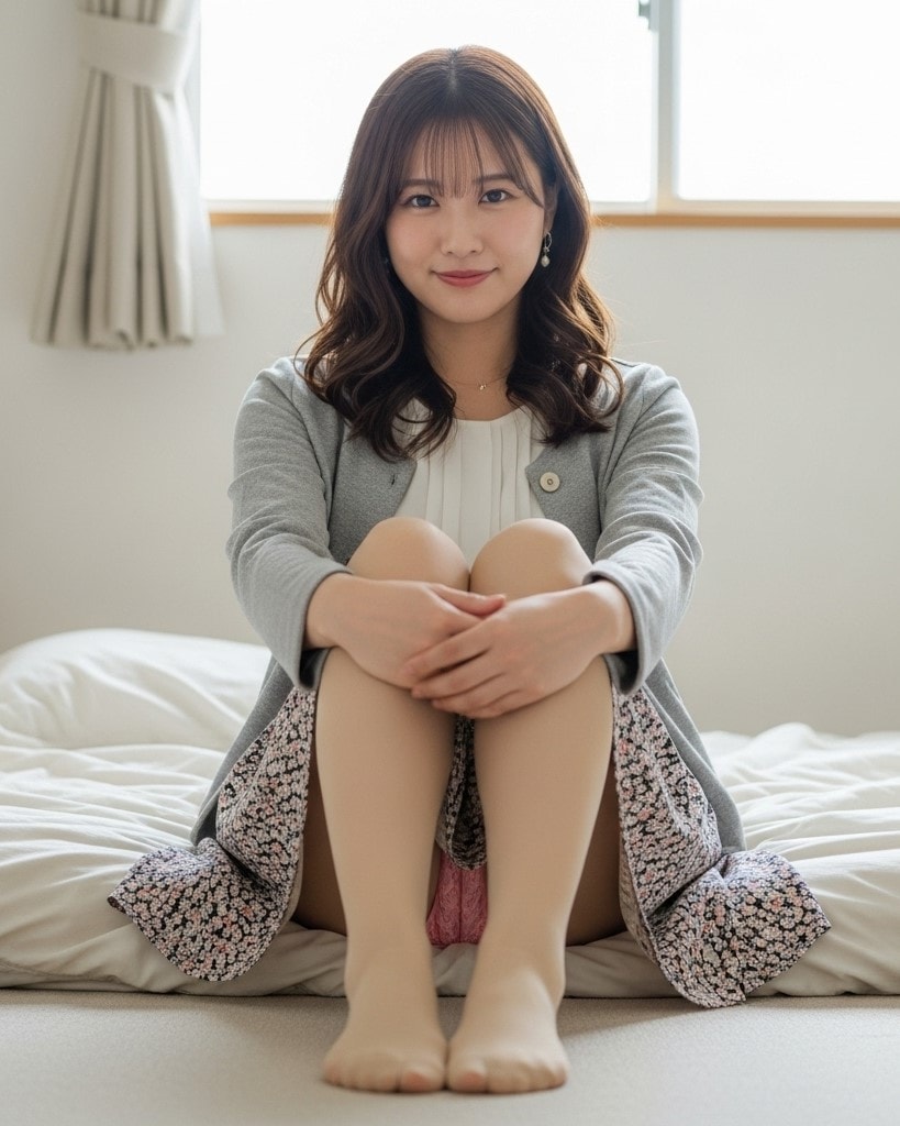 自宅に遊びに来た清楚系OLさん