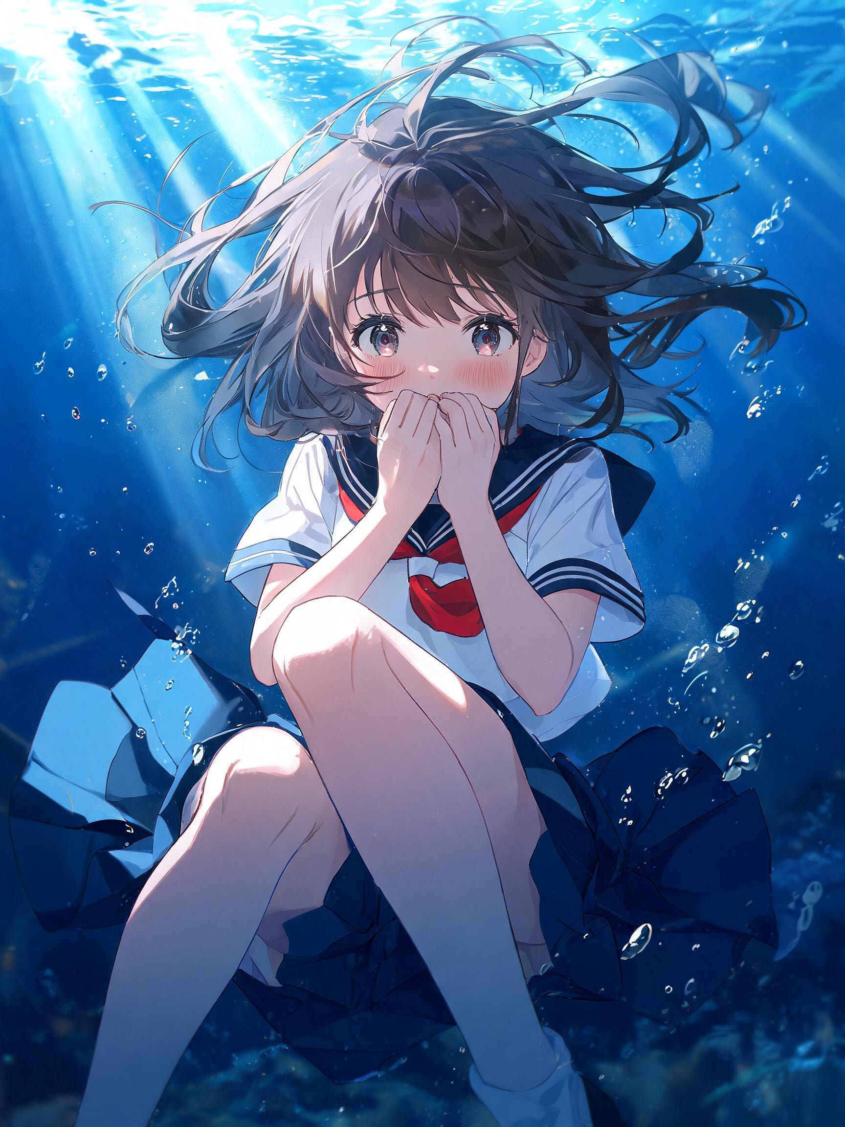 沈む少女