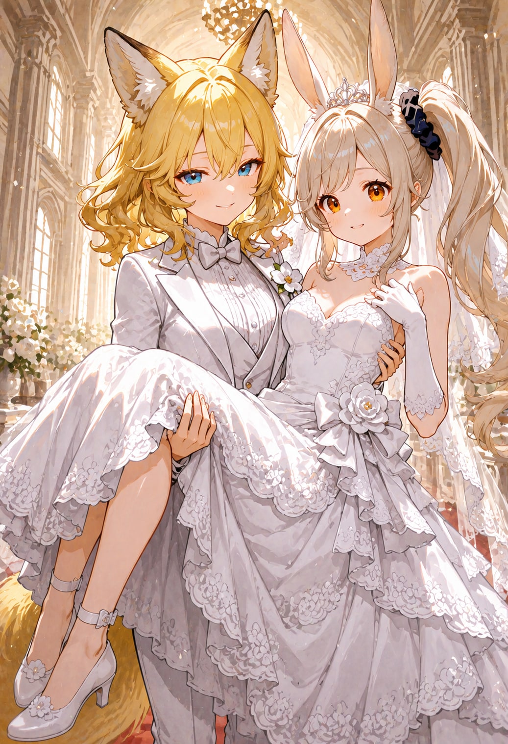 ChatGPTでお姫様抱っこチャレンジ | の人気AIイラスト・グラビア