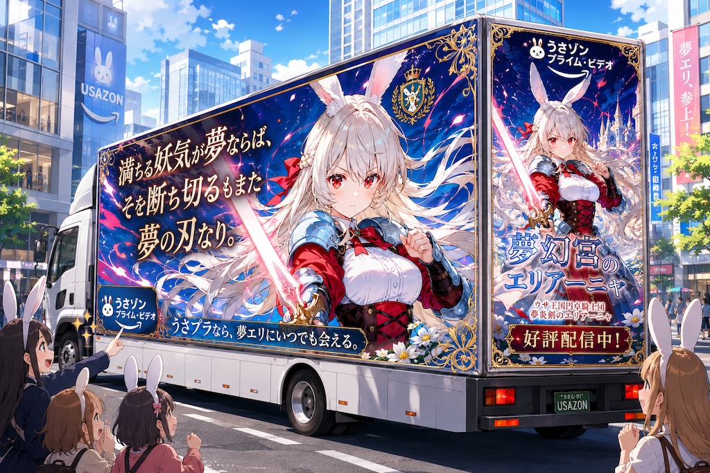 【ネタ】うさプラなら、夢エリにいつでも会える。