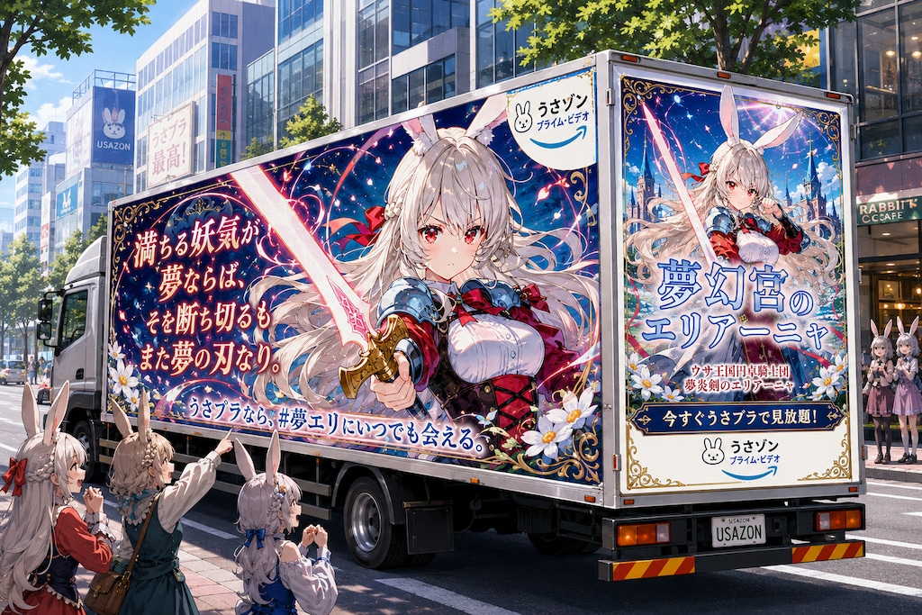 【ネタ】うさプラなら、夢エリにいつでも会える。