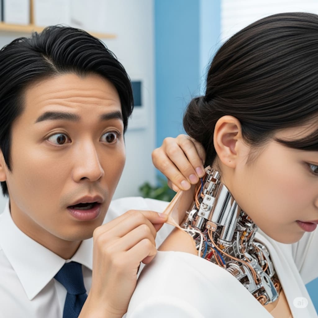 来てくれた彼女がAIアンドロイドだった