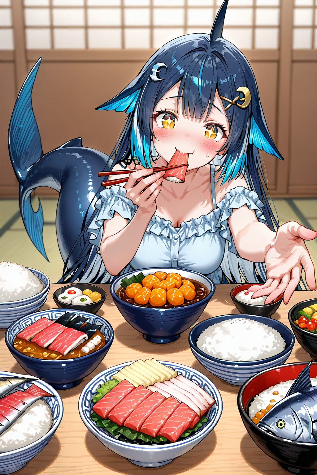 まぐろづくし | の人気AIイラスト・グラビア
