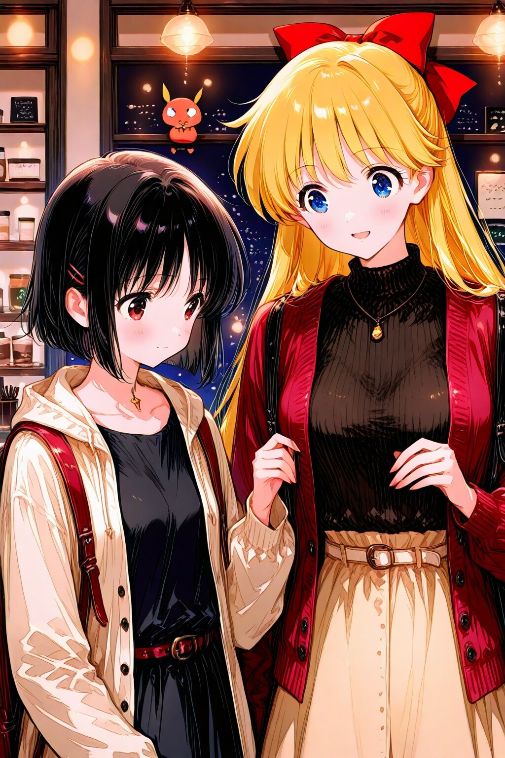 しおらしく登場