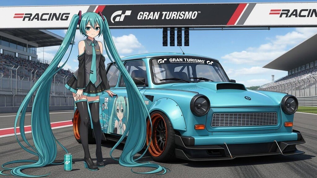 初音ミクとグランツーリスモトラバント